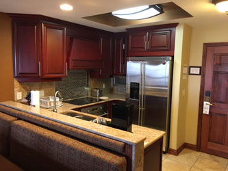 kitchen in condo